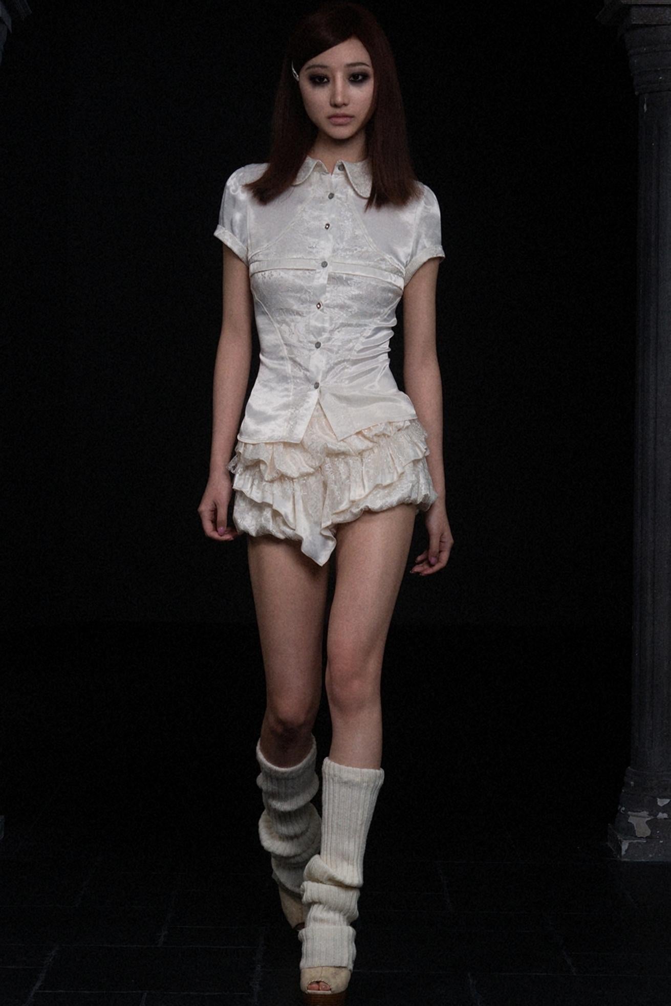 Punk Lace Mini Skirt