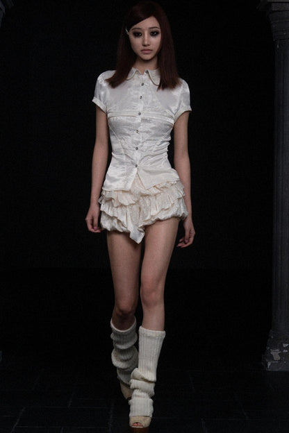 Punk Lace Mini Skirt