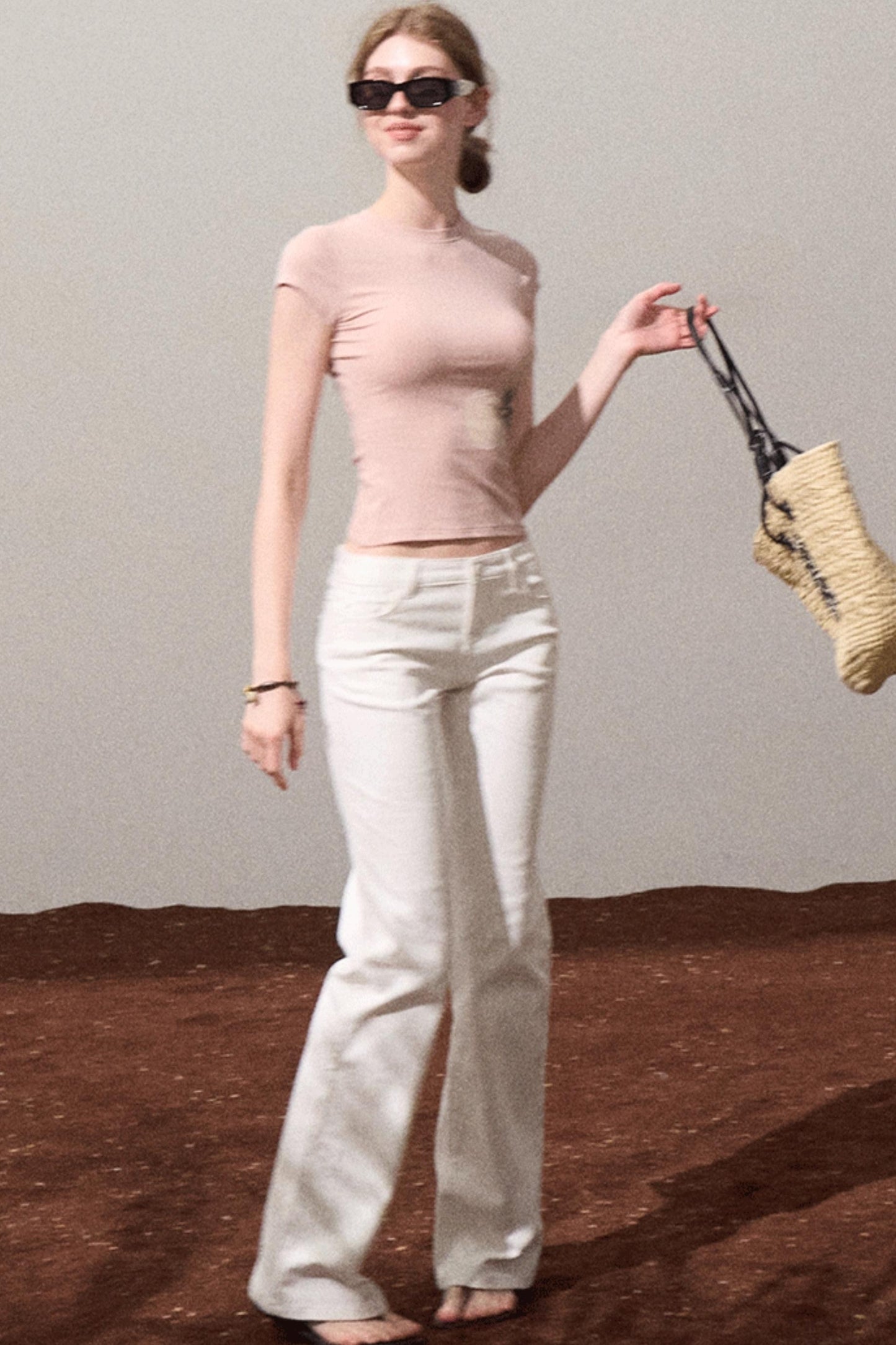 Chic Cow Print Jeans