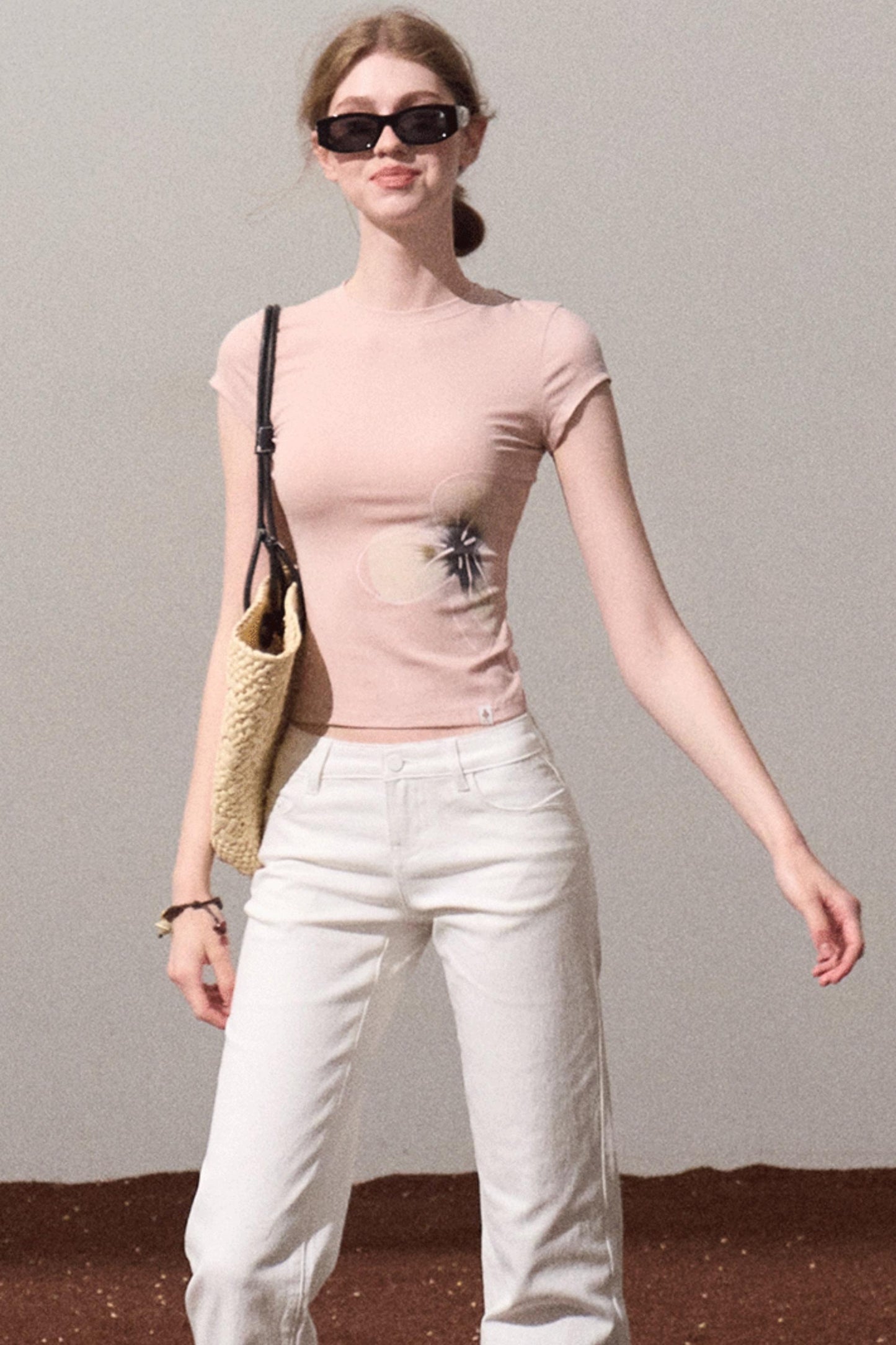 Chic Cow Print Jeans