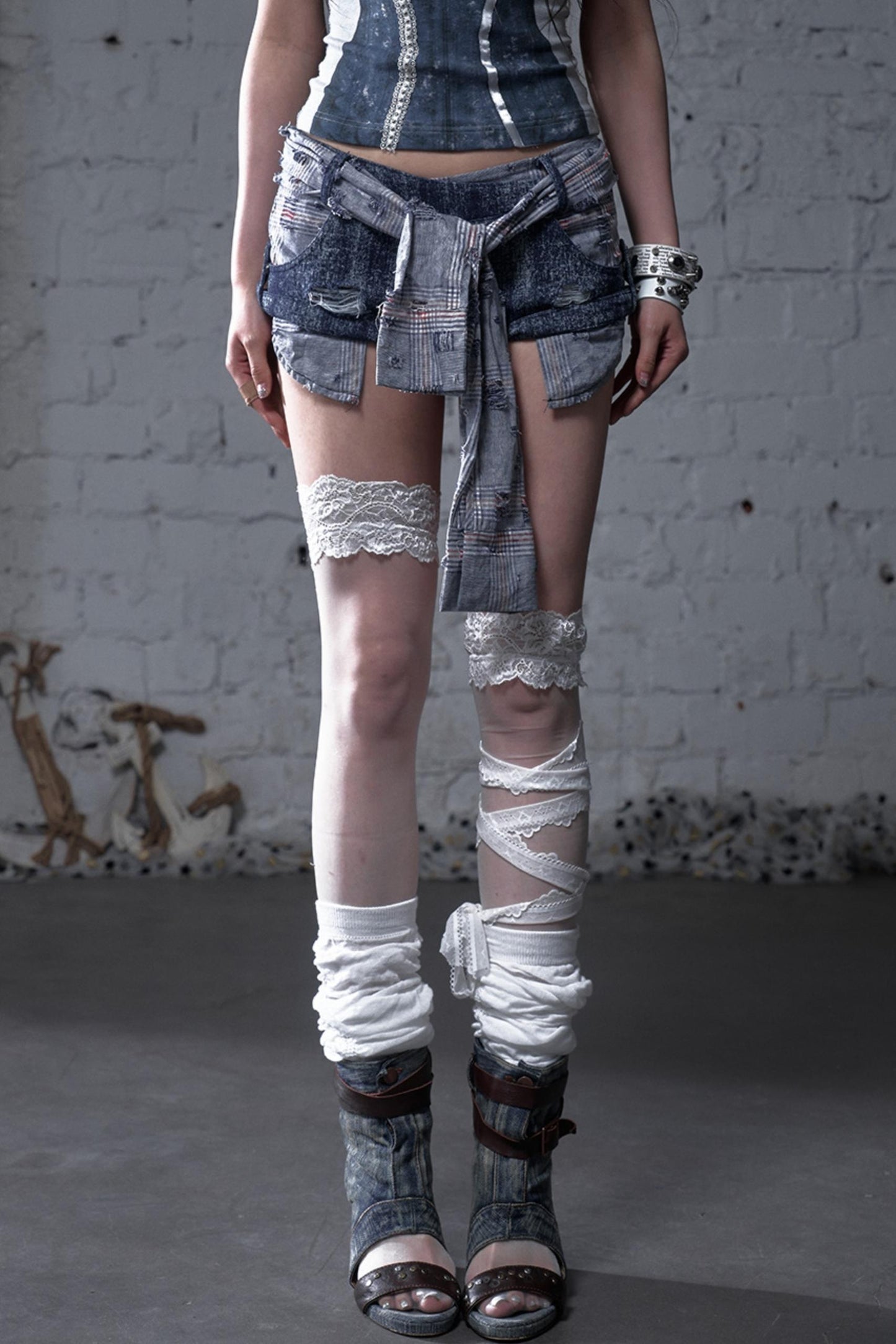 Slim Fit Street Punk Pants