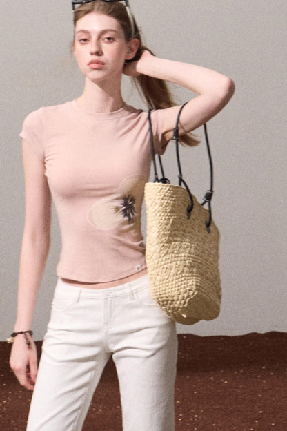 Chic Cow Print Jeans