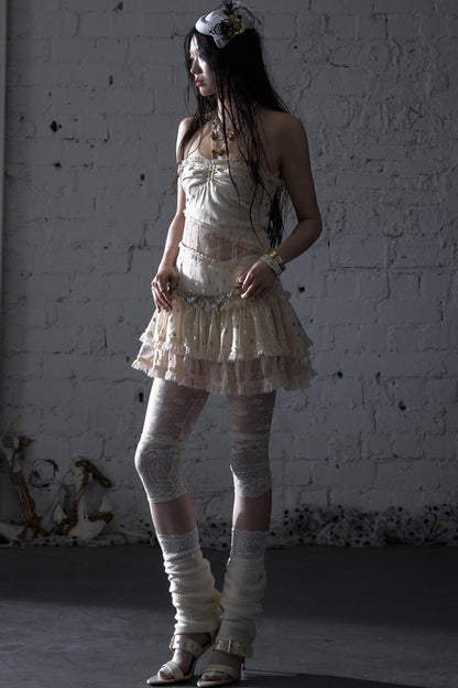 Lace Polka Dot Dress