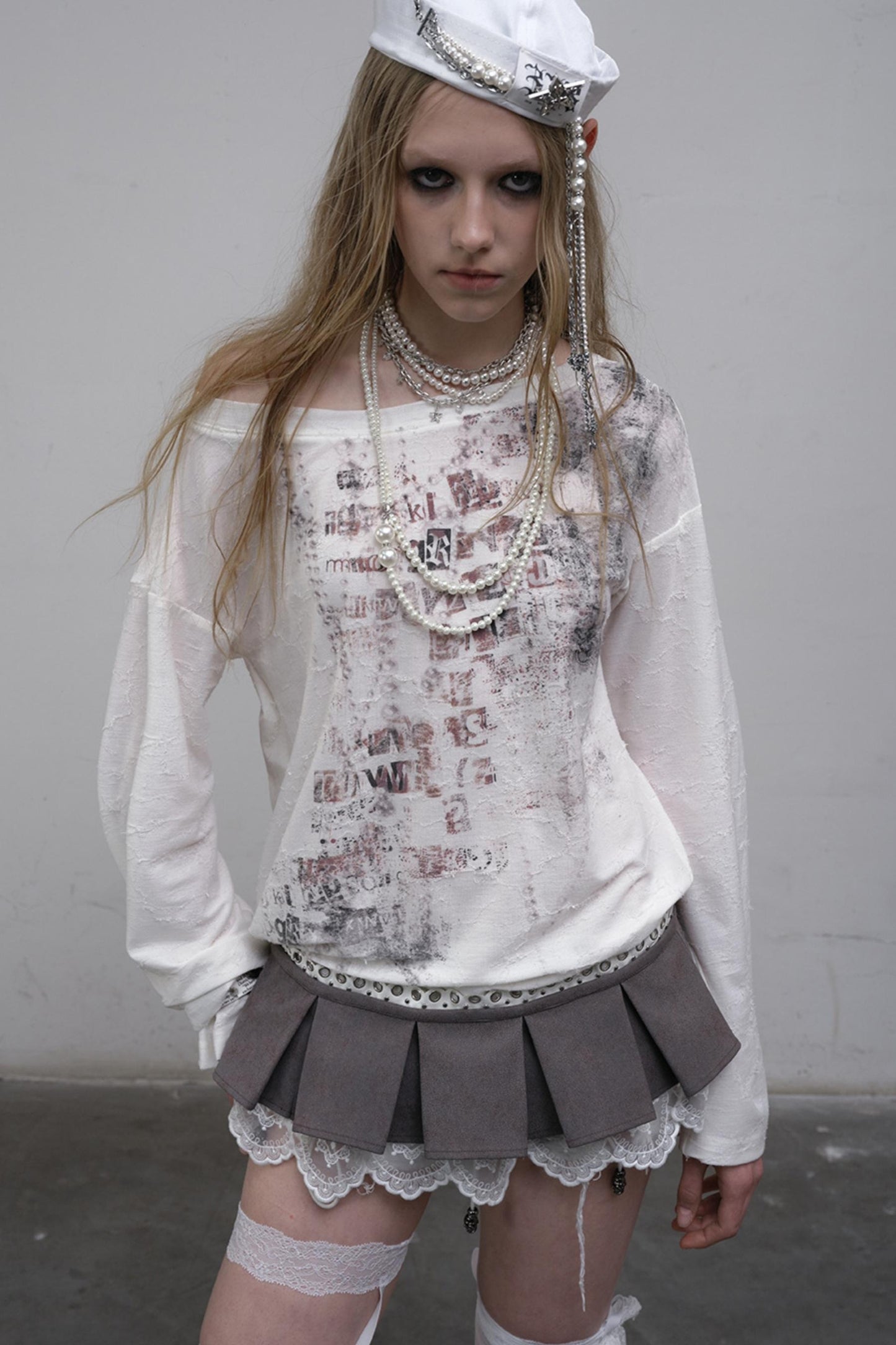 Slouchy One-Shoulder Tee