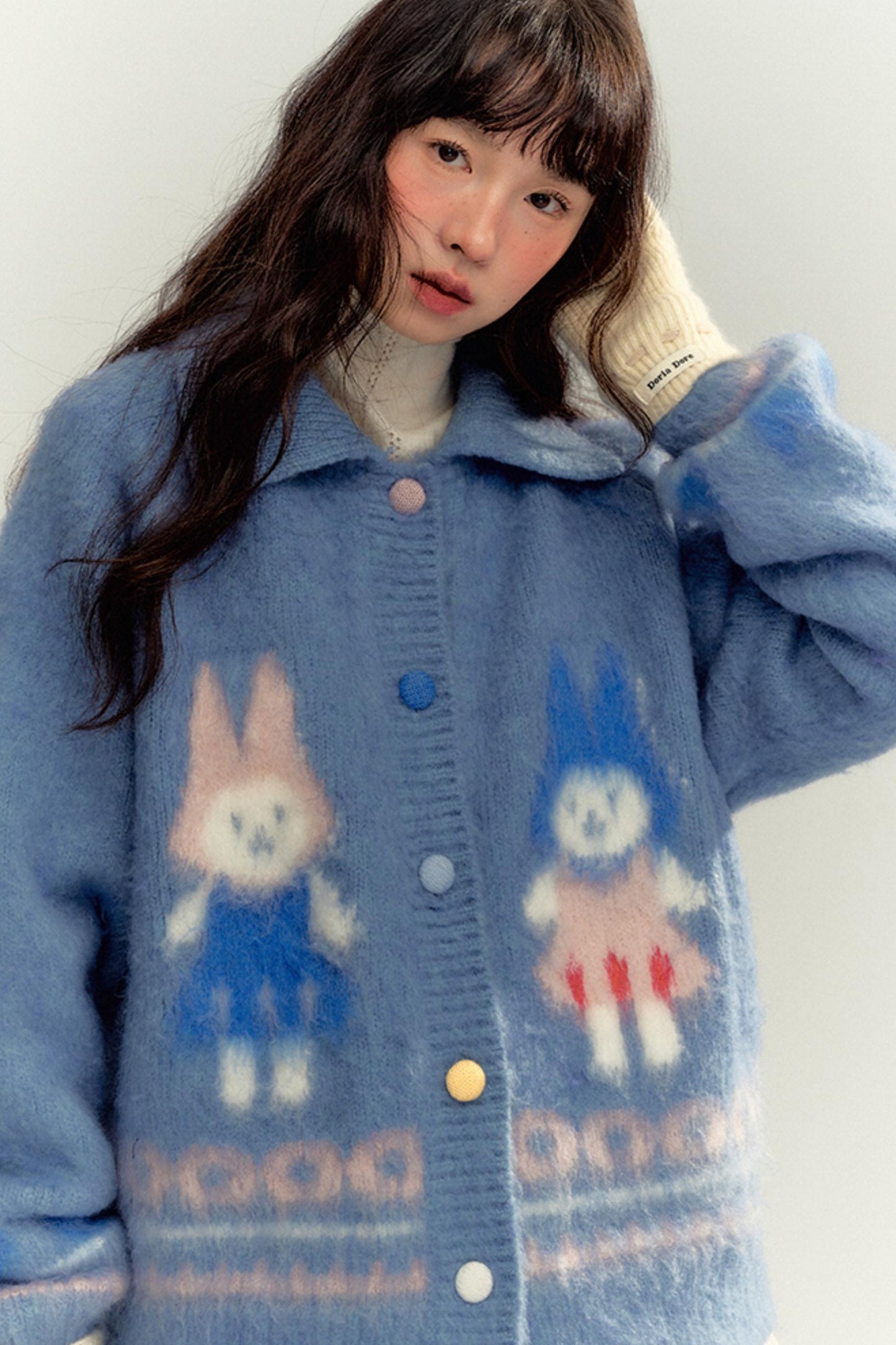 Bunny Buckle Knitted Cardigan