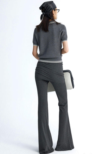 Vintage Diamond V-Neck Tee