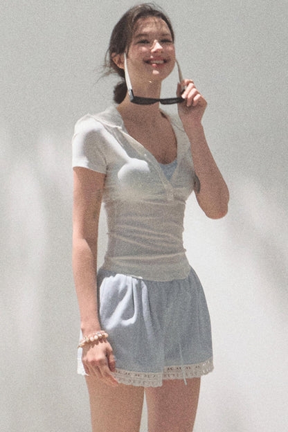 Touch Slim Fit Polo Top