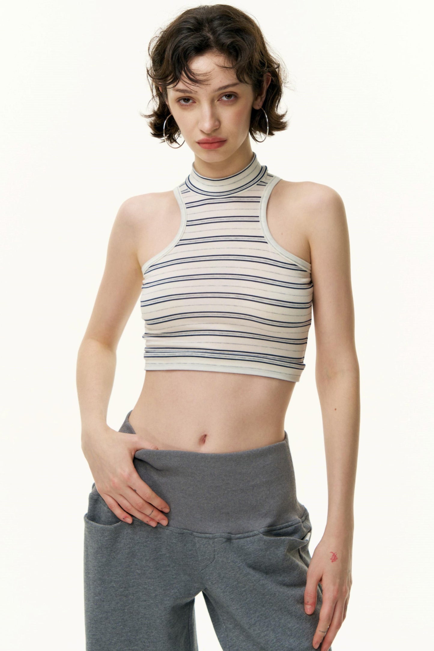 Layered Cotton Sweatshirt Set-Up