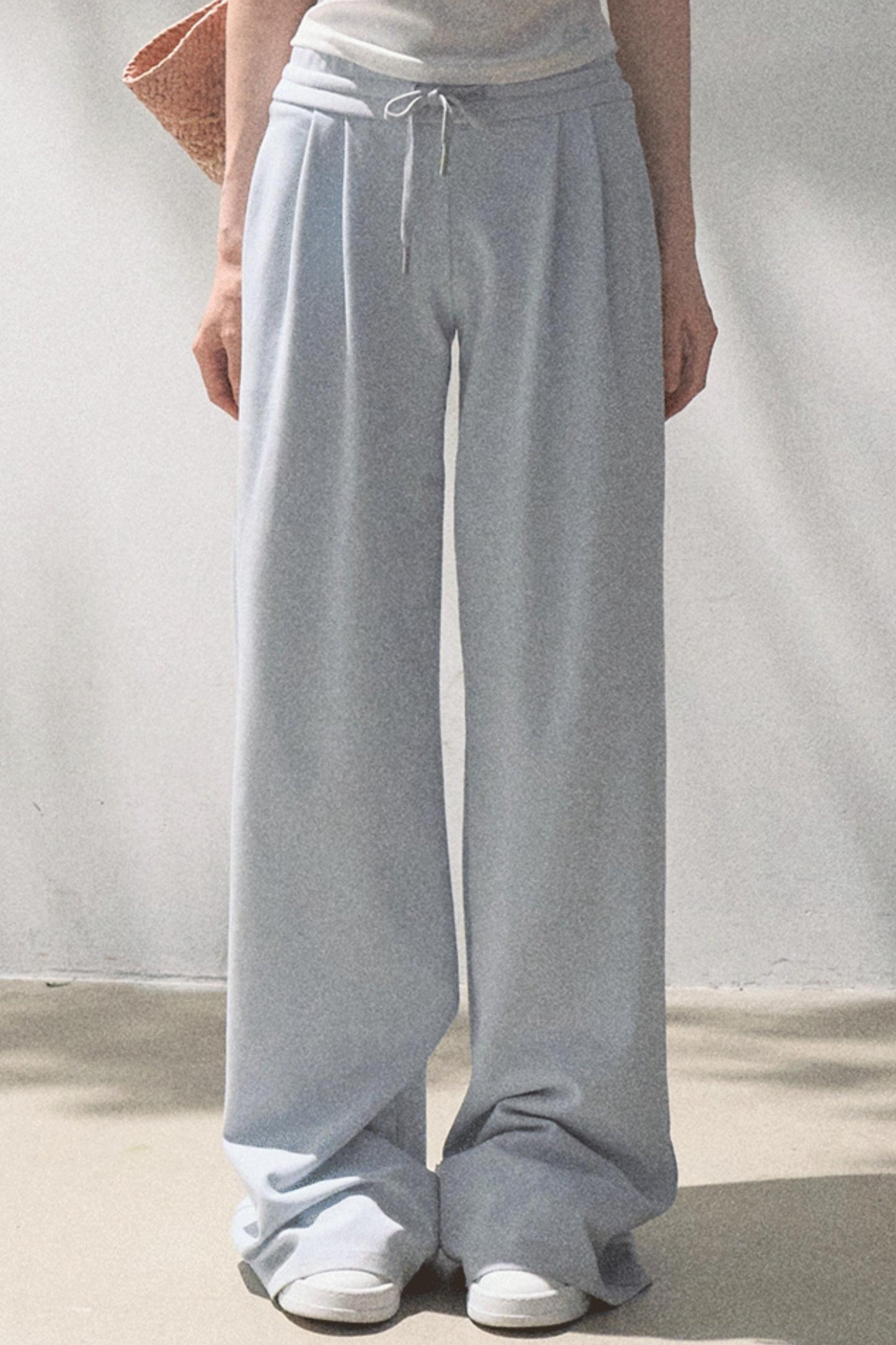 Cotton V-Neck Wide Leg Set-Up