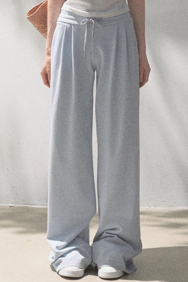 Cotton V-Neck Wide Leg Set-Up