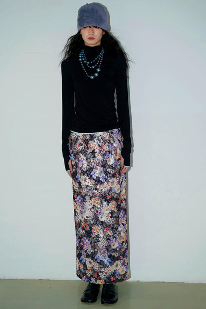 Autumn Solid Turtleneck Top