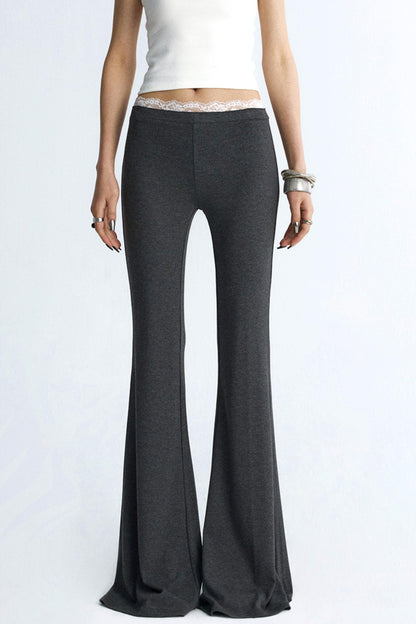 Chic Colorblock Flare Pants