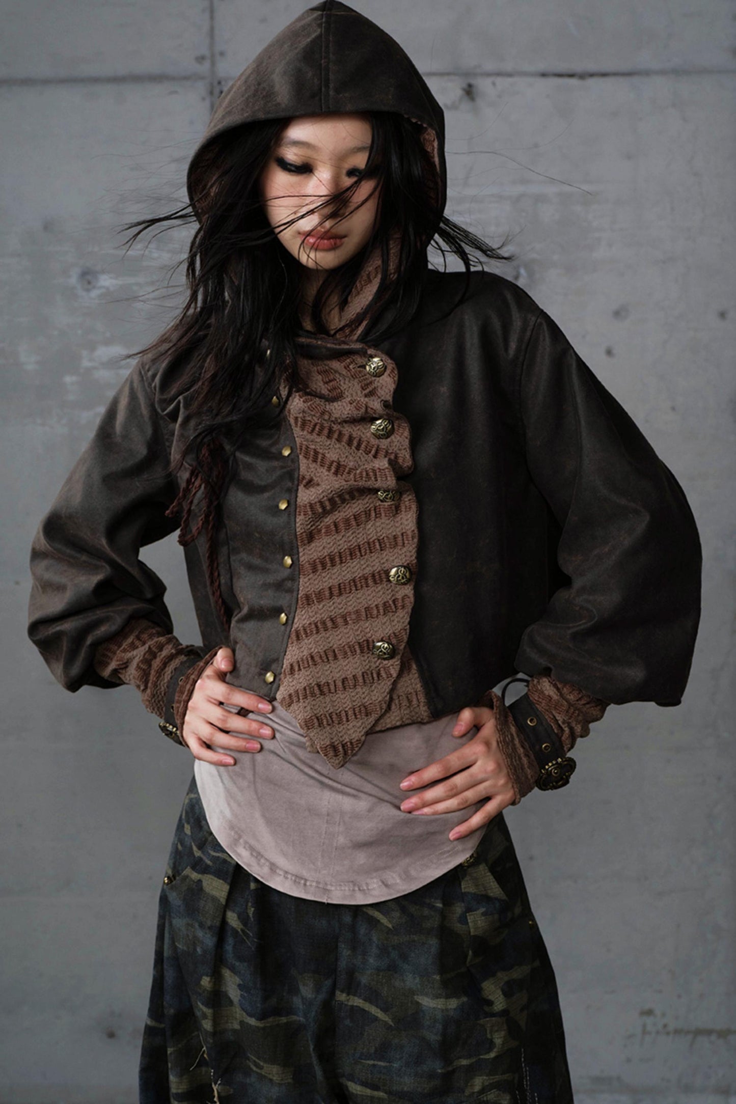 Vintage Court Hooded Coat