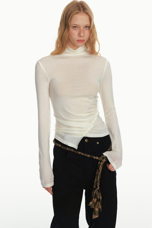 Premium Pinched Pleated Top