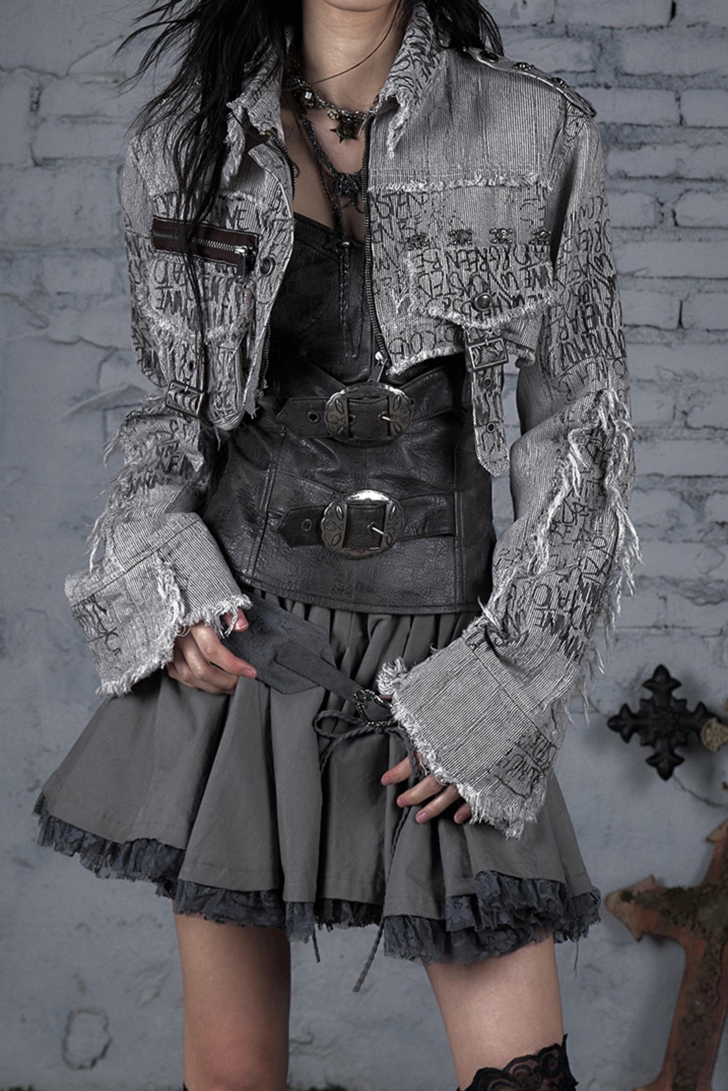 Striped Punk Work Jacket