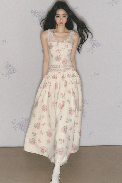 Fit Lace Detail Strap Top