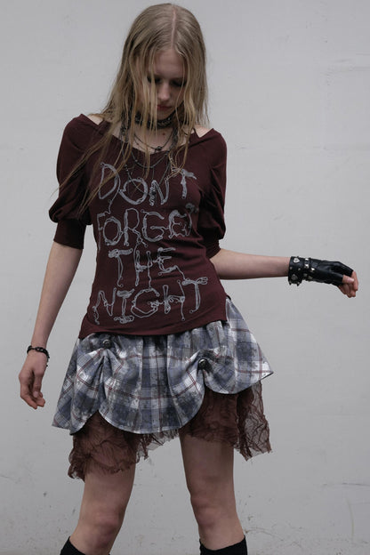 Bubble Sleeve T-Shirt