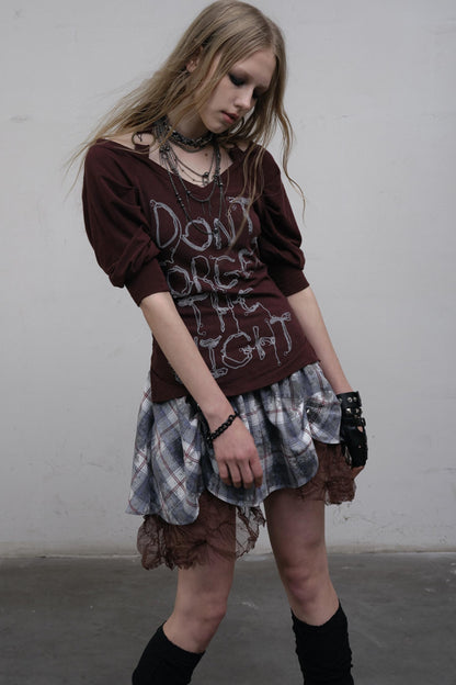 Bubble Sleeve T-Shirt