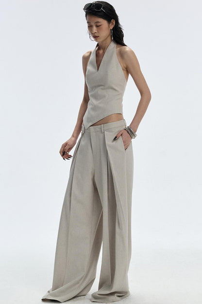 Apricot Scimitar Trouser Vest Set-Up