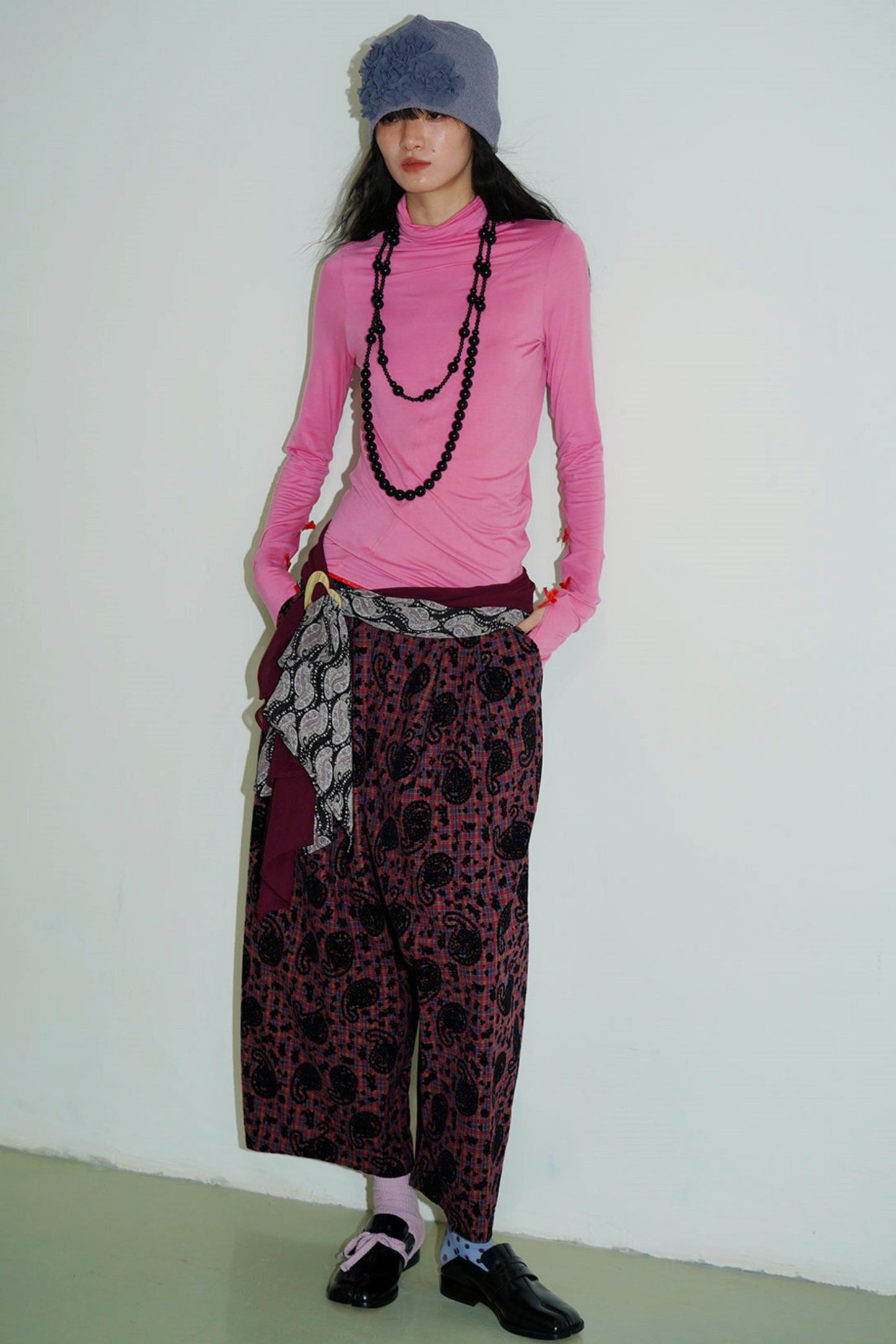 Autumn Solid Turtleneck Top