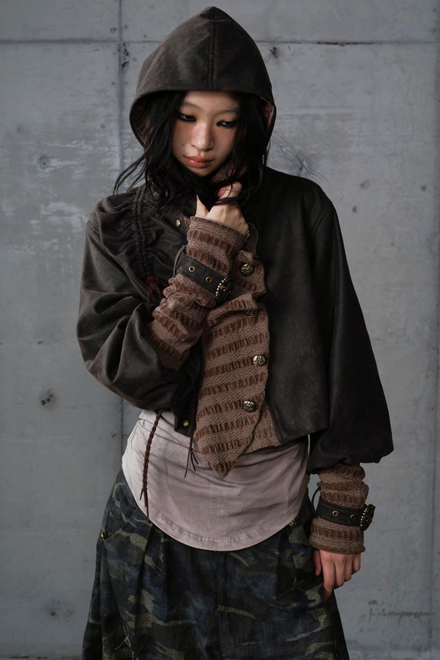 Vintage Court Hooded Coat