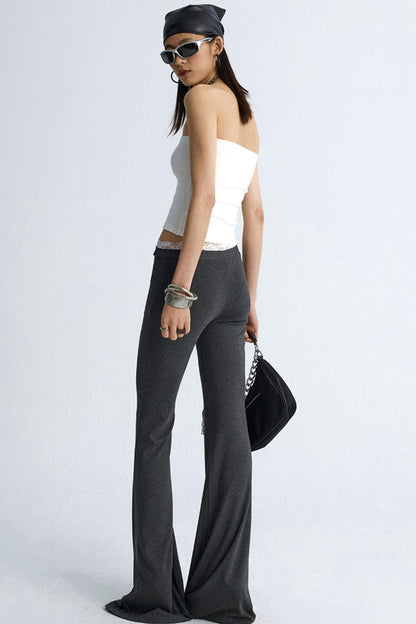 Chic Colorblock Flare Pants