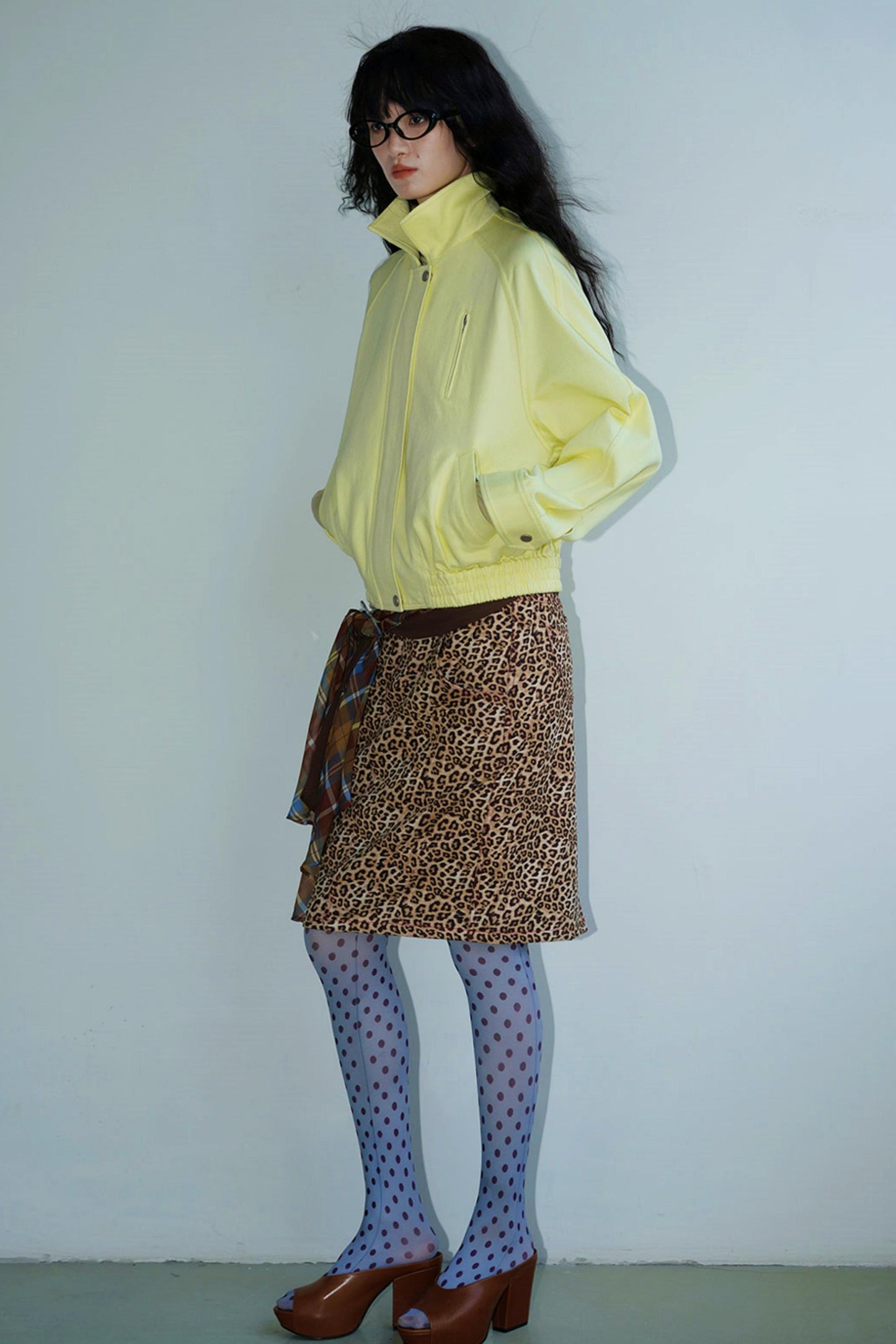 Vintage Suede Pencil Skirt