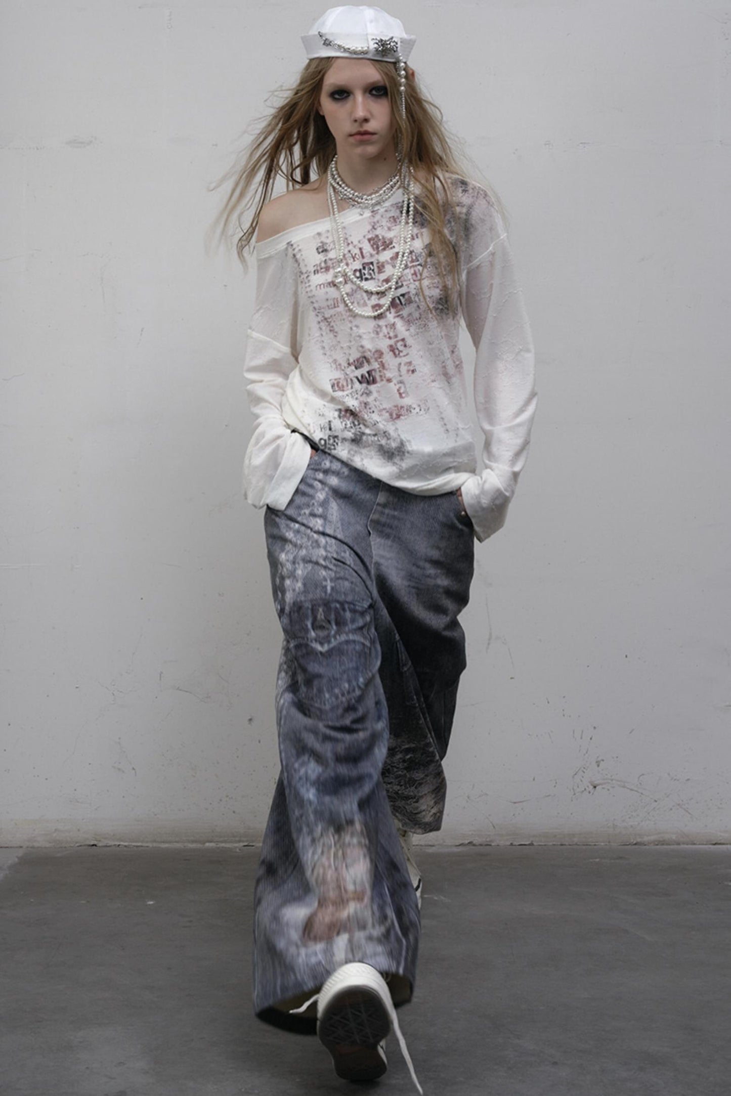 Slouchy One-Shoulder Tee