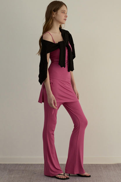 Sparkle Rhinestone Camisole & Micro Pants Set