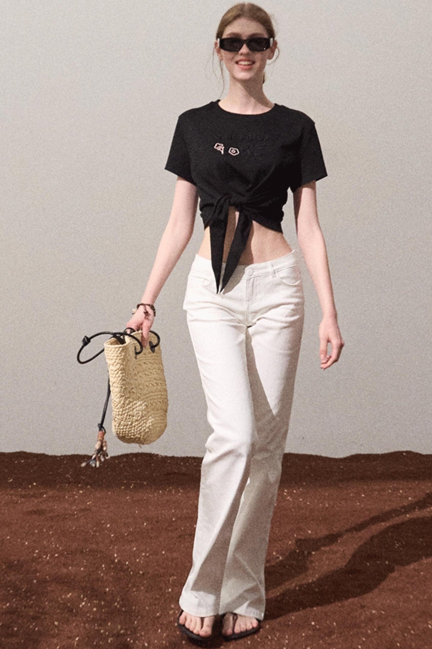 Chic Cow Print Jeans