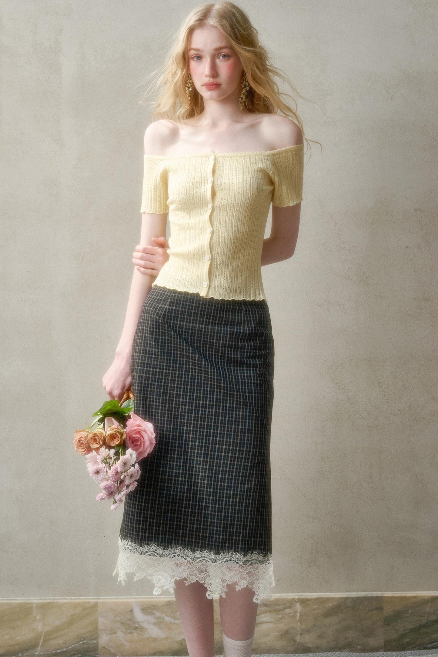 Summer One-Shoulder Cardigan