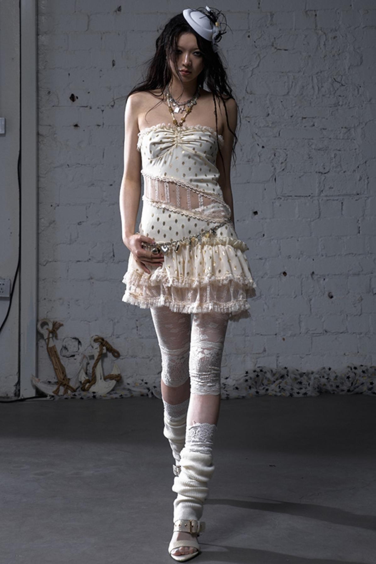 Lace Polka Dot Dress