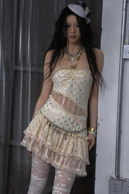 Lace Polka Dot Dress