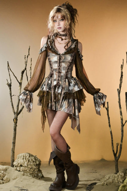 Gilded Snake Cardigan