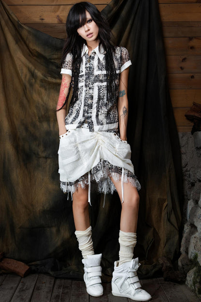 Multi-Wear Floral Bud Skirt