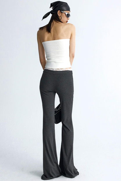 Chic Colorblock Flare Pants