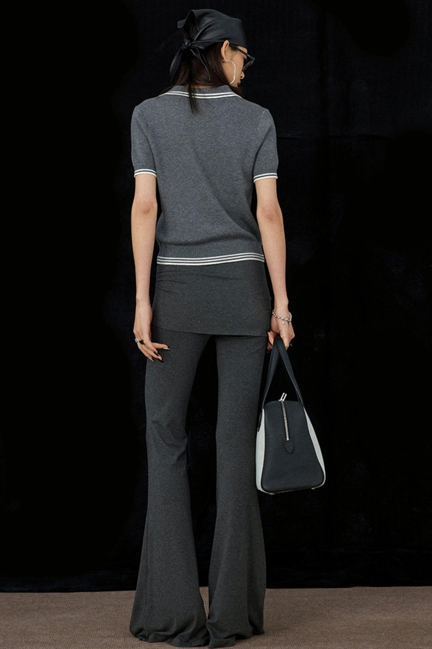 Vintage Diamond V-Neck Tee