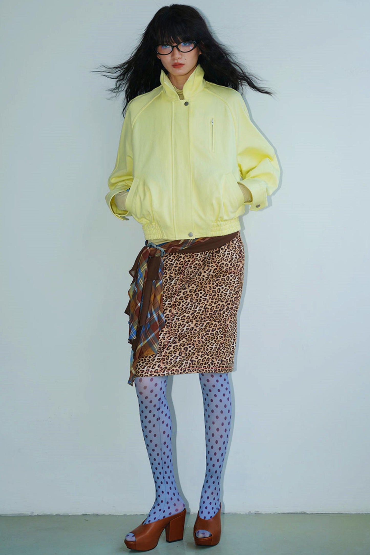 Vintage Suede Pencil Skirt