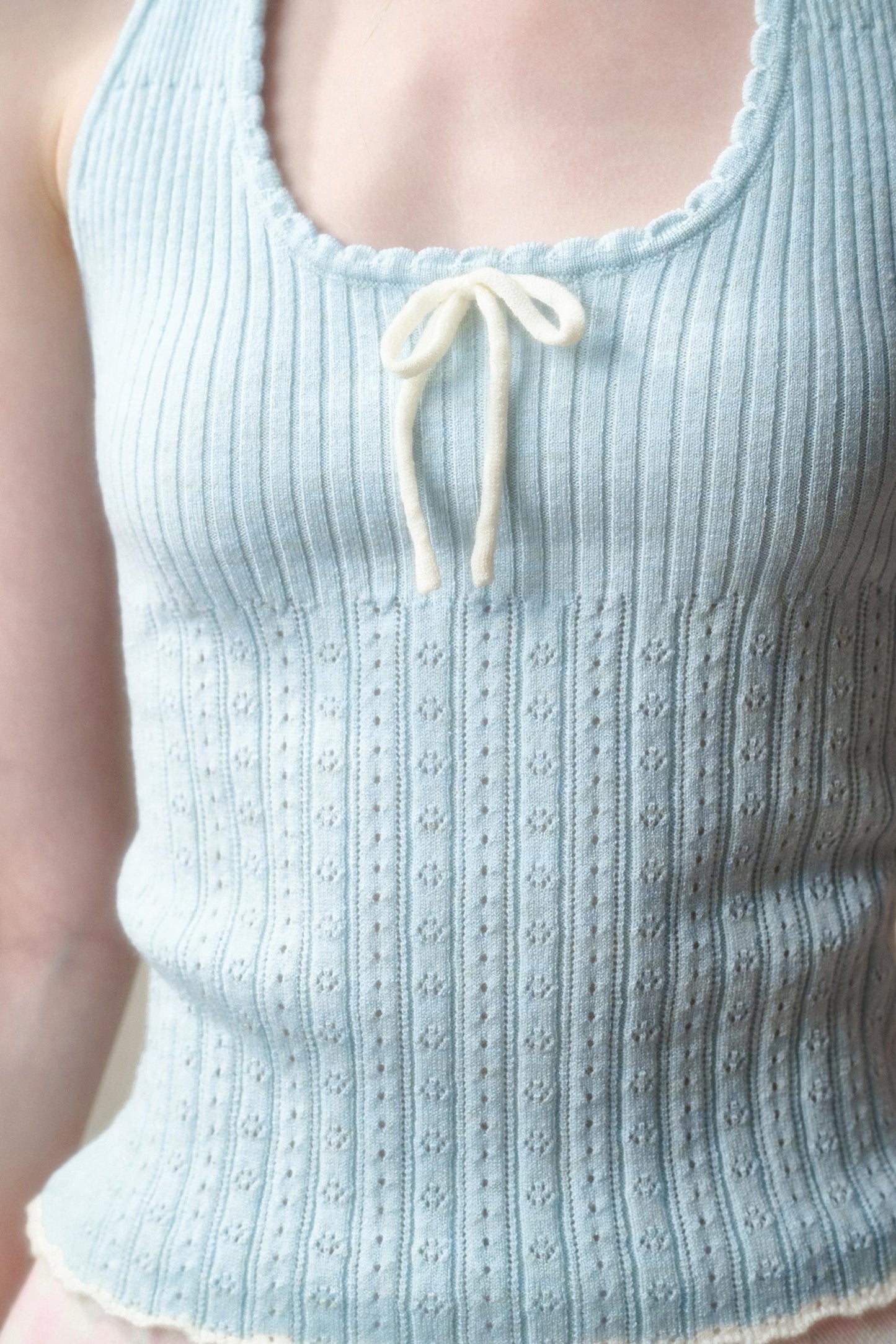 Summer Knit Halter Top