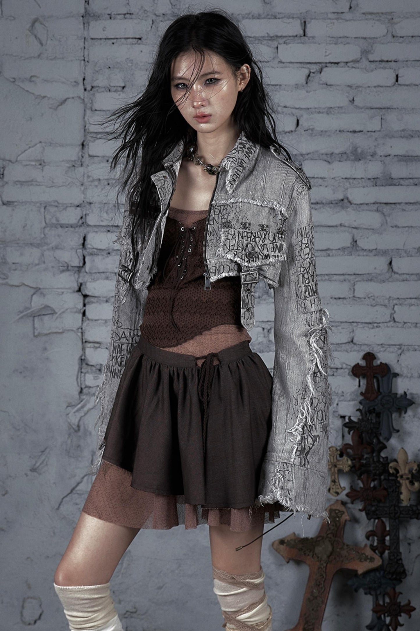 Striped Punk Work Jacket