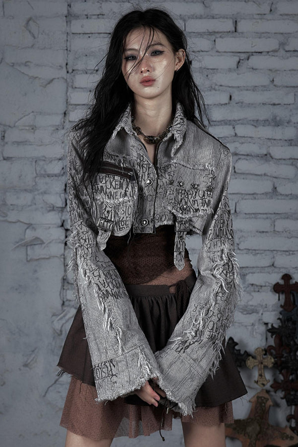 Striped Punk Work Jacket