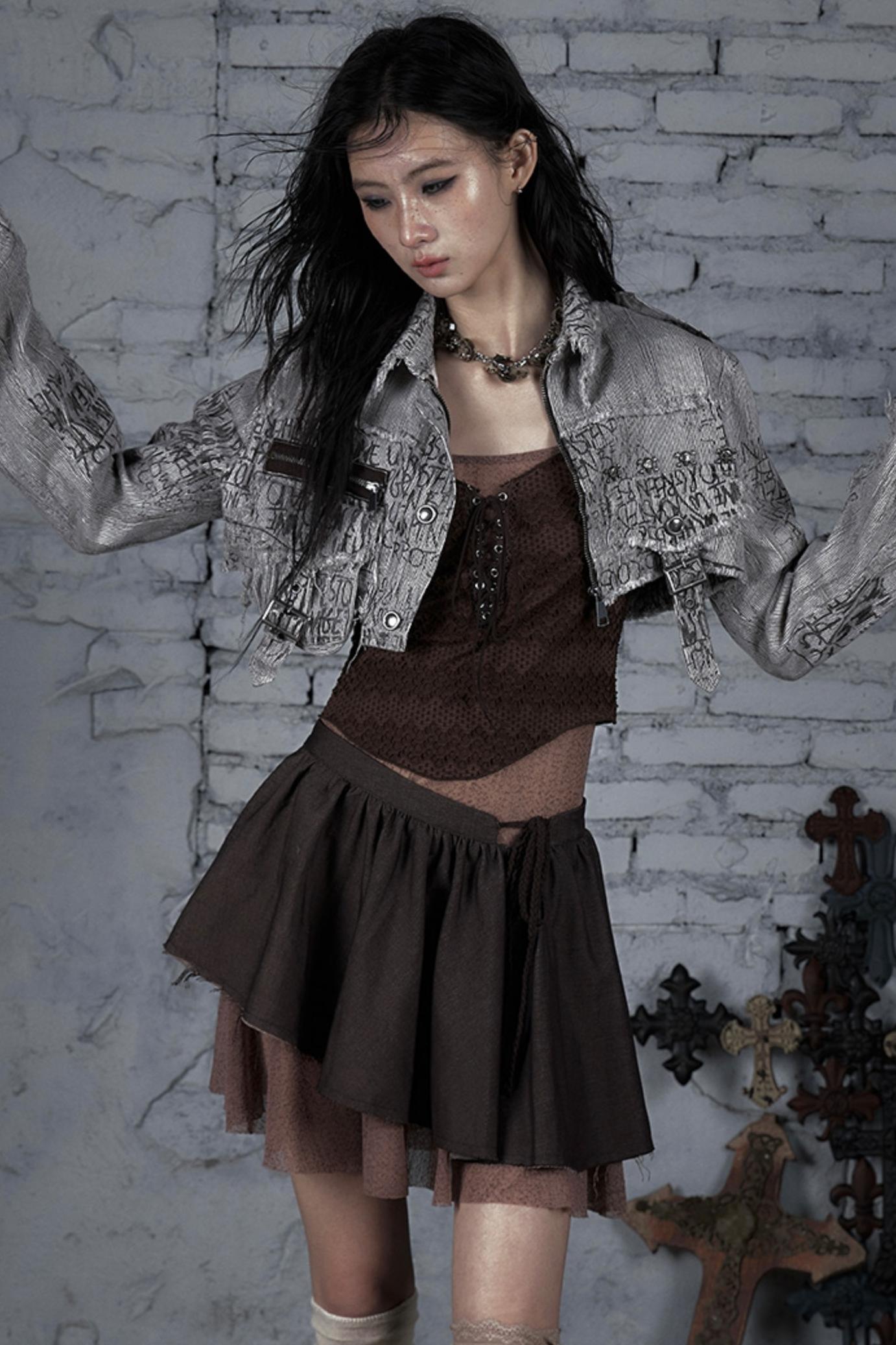 Striped Punk Work Jacket