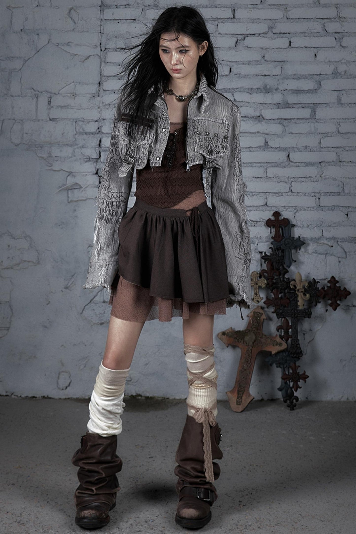 Striped Punk Work Jacket