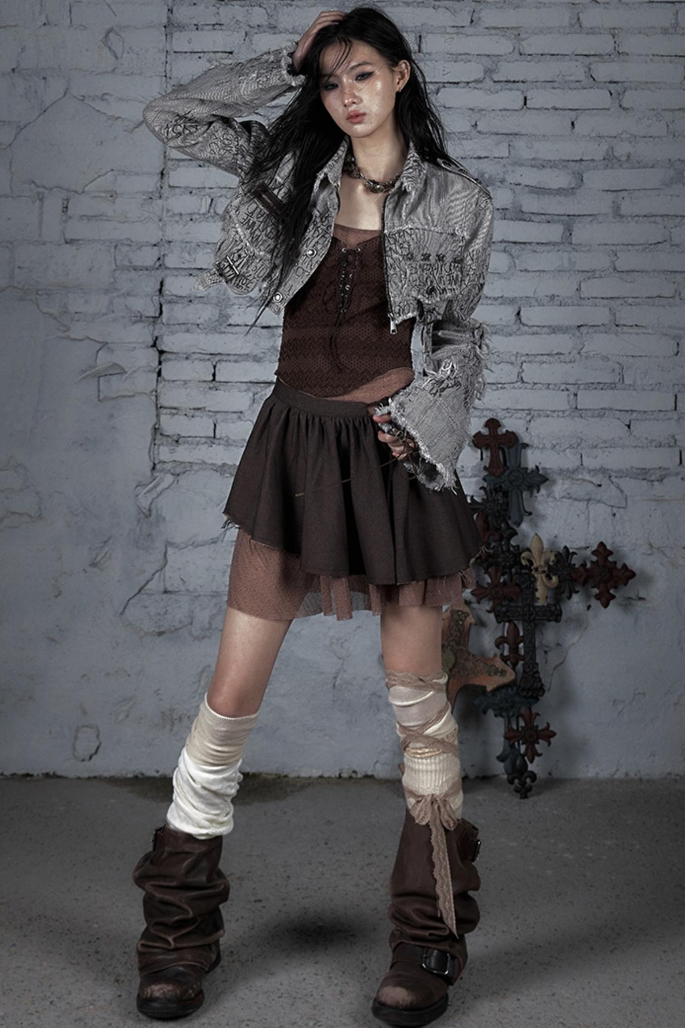 Striped Punk Work Jacket