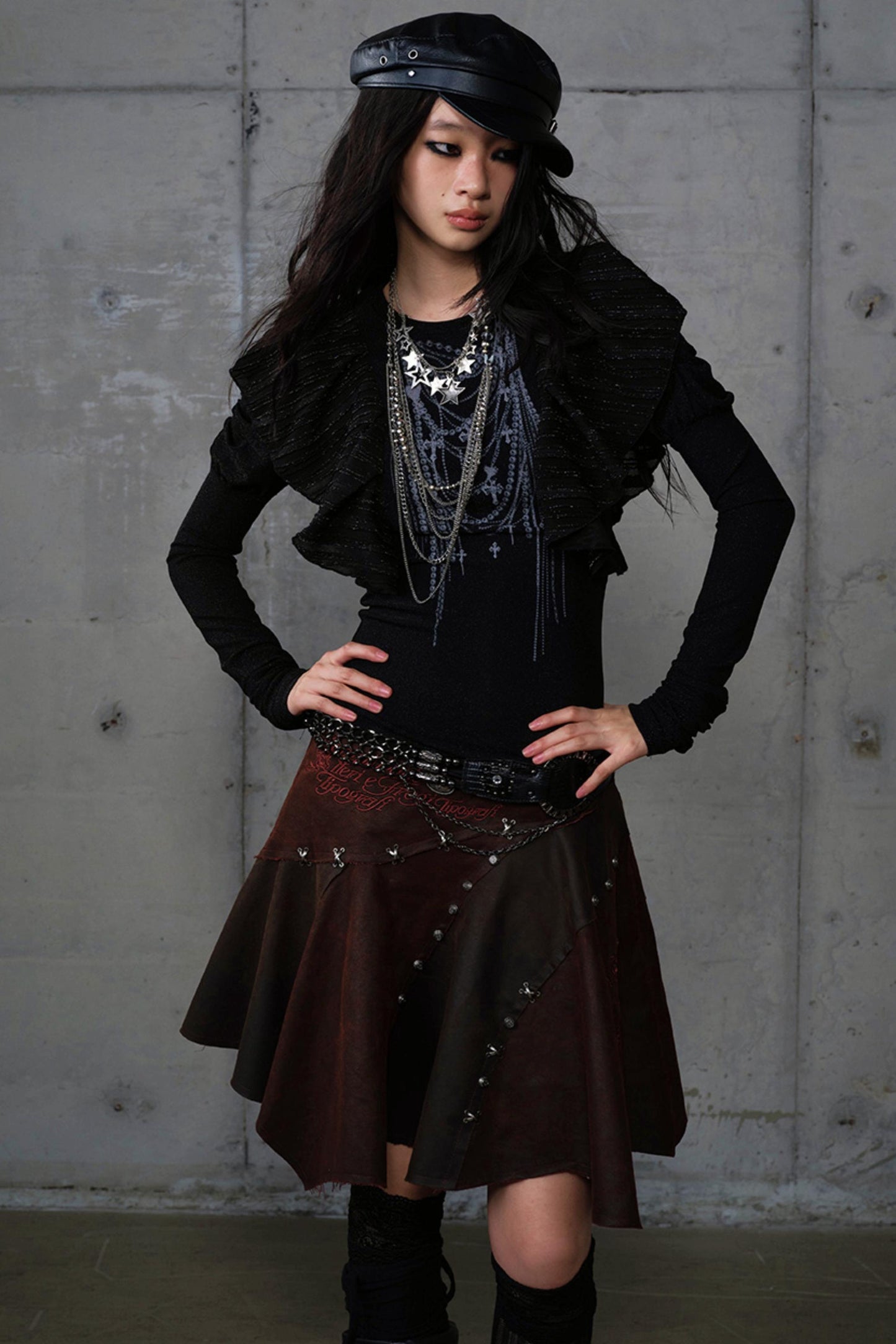 Dark Court Punk Skirt