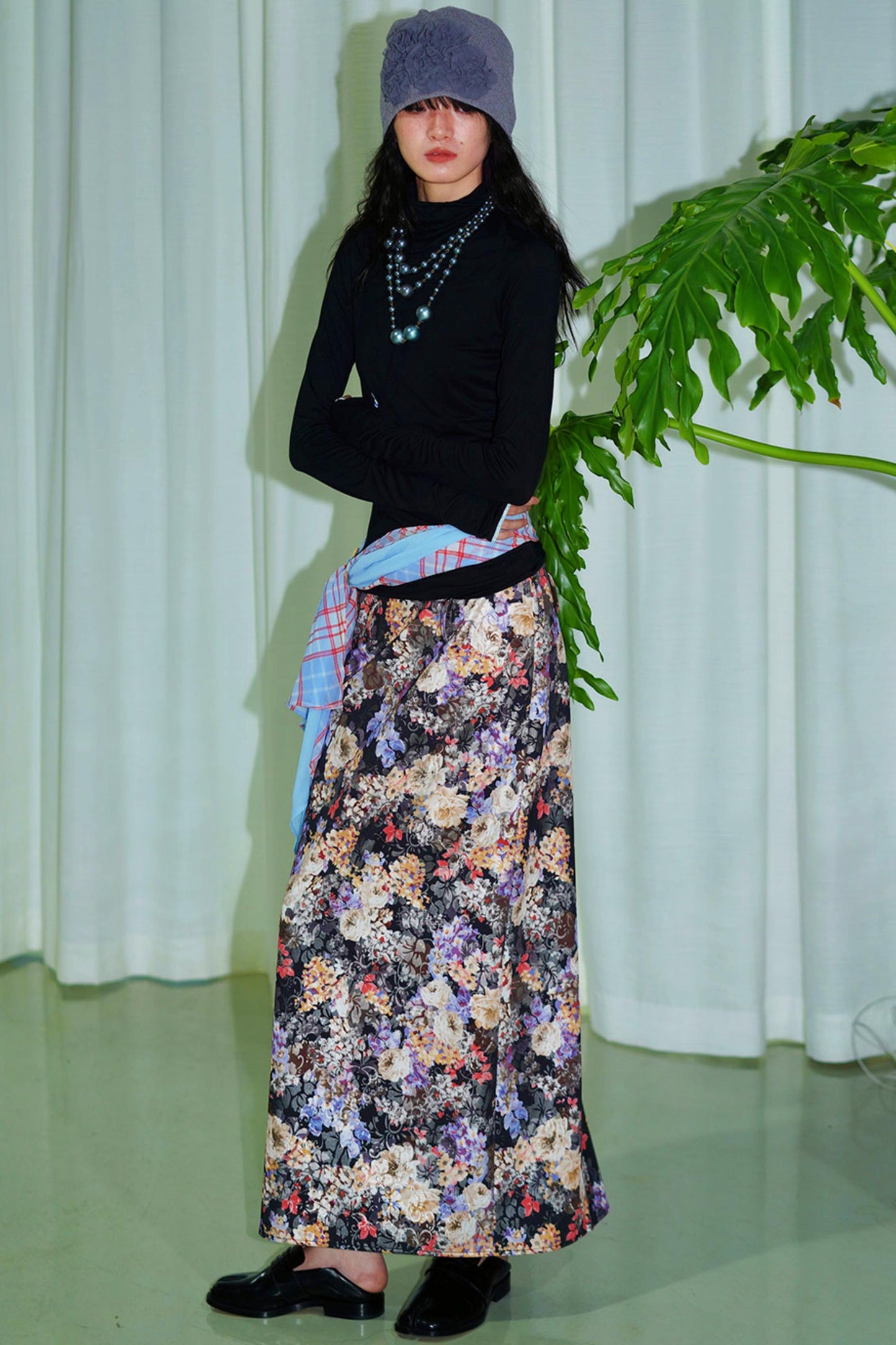 Autumn Solid Turtleneck Top