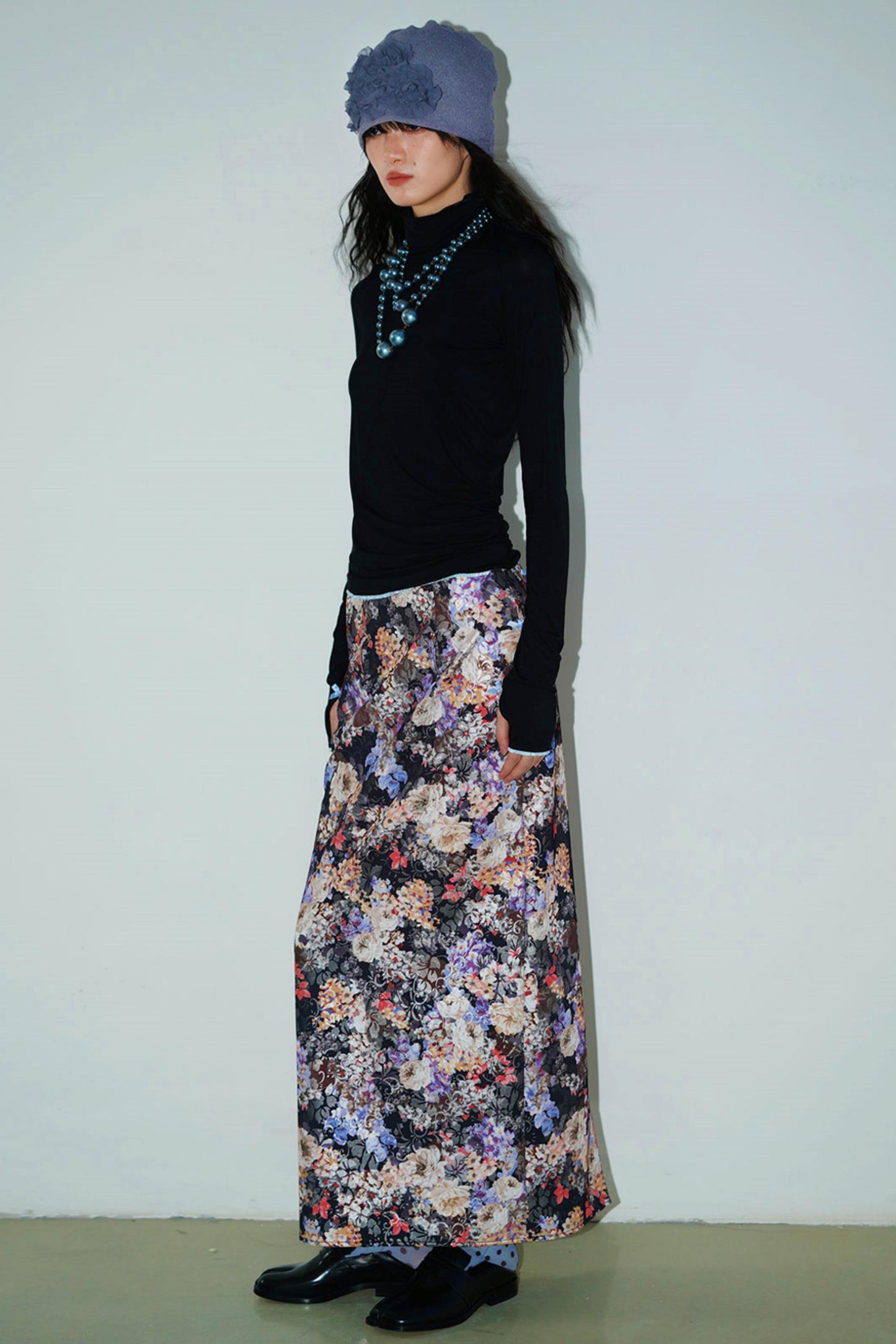 Autumn Solid Turtleneck Top