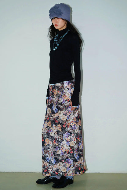 Autumn Solid Turtleneck Top