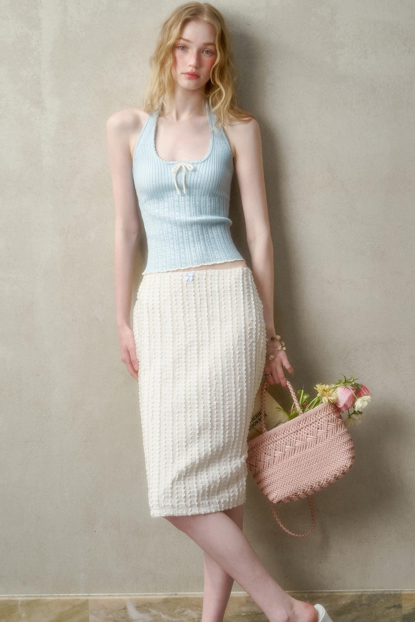 Summer Knit Halter Top