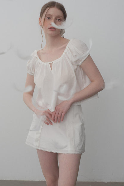 Cotton Bubble Sleeve Set